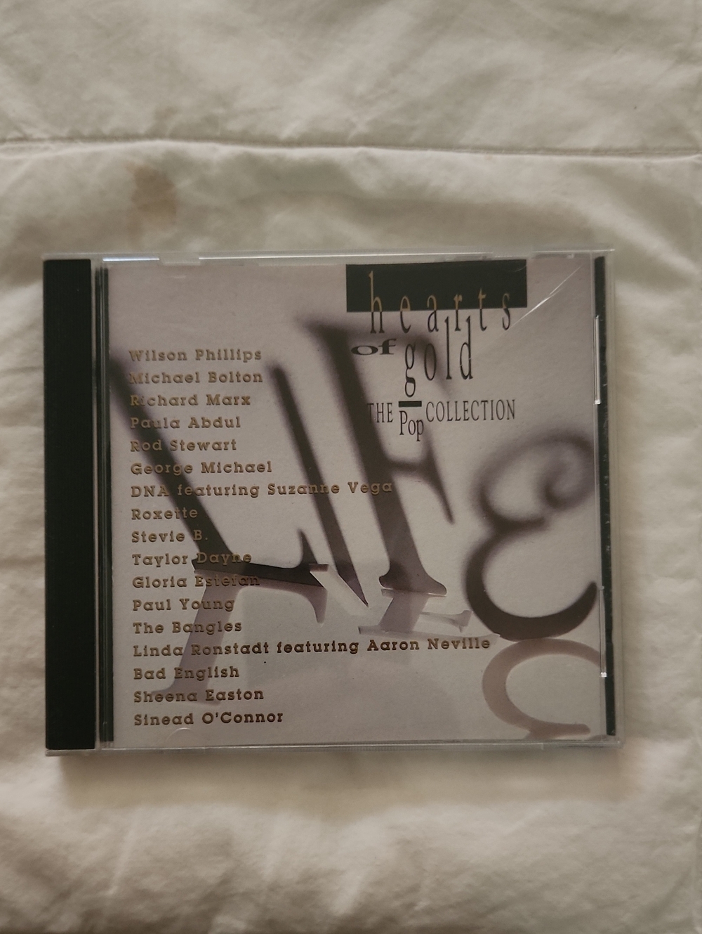 Hearts of Gold The Pop Collection - White CD Case